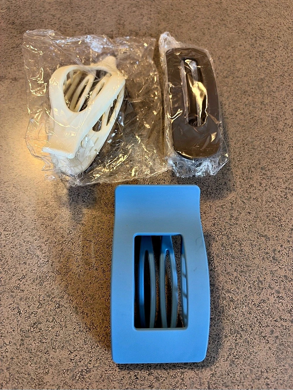 Hair Accessory Set in Blue & Black